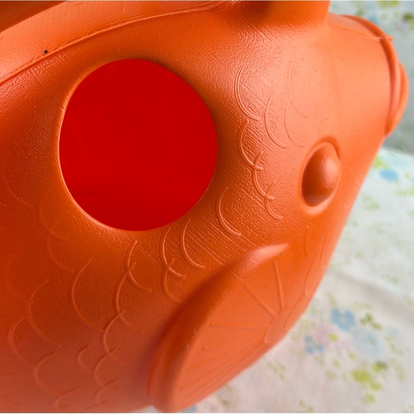 Vintage? Orange Fish Watering Can - Picture 5 of 6